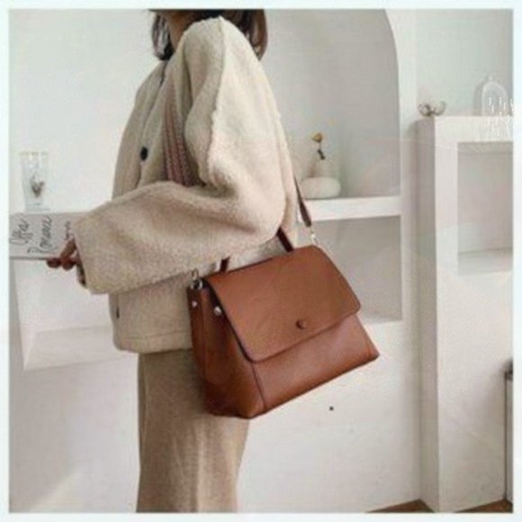 New Satchel Bag Brown 244 - Picture 4 of 4